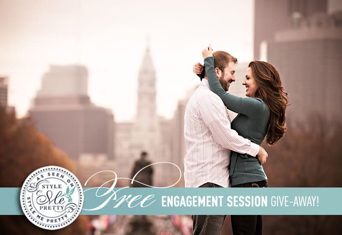 Style Me Pretty Giveaway | New York City Engagement Session