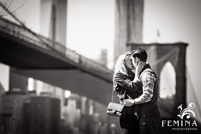 Paige + Anthony | DUMBO Brooklyn Engagement Photos