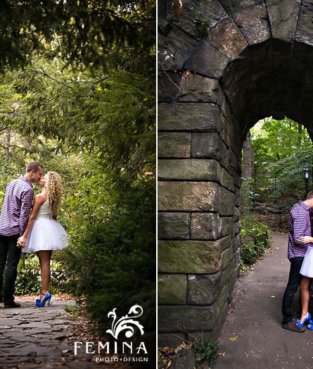 engagement session photos in Central Park, NYC