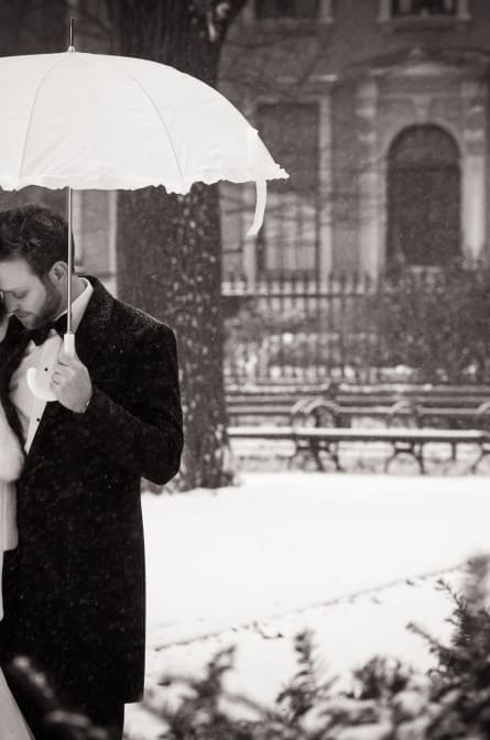 Romantic New York City Winter Wedding