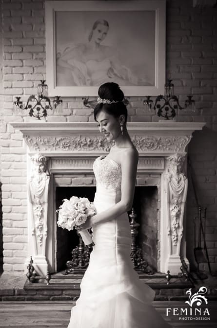 Bridal portraits at The Alger House, in West Village, NYC