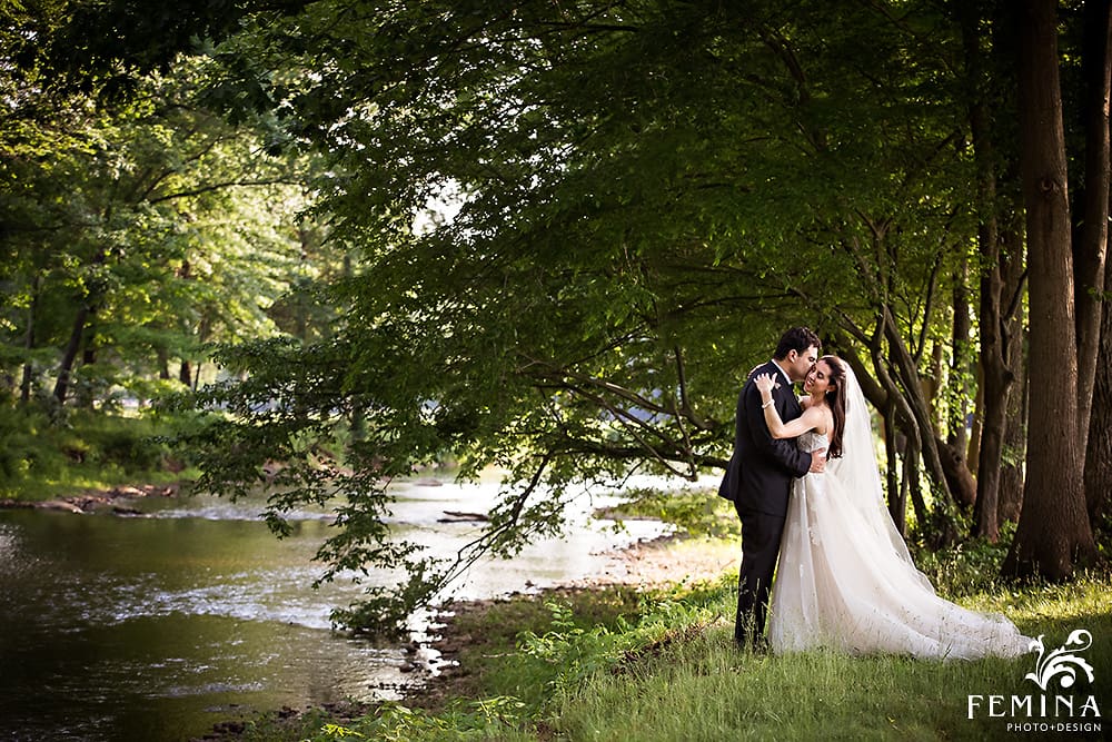 Bride and groom portraits at Fiddler's Elbow Wedding