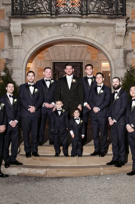 formal groomsmen photograph