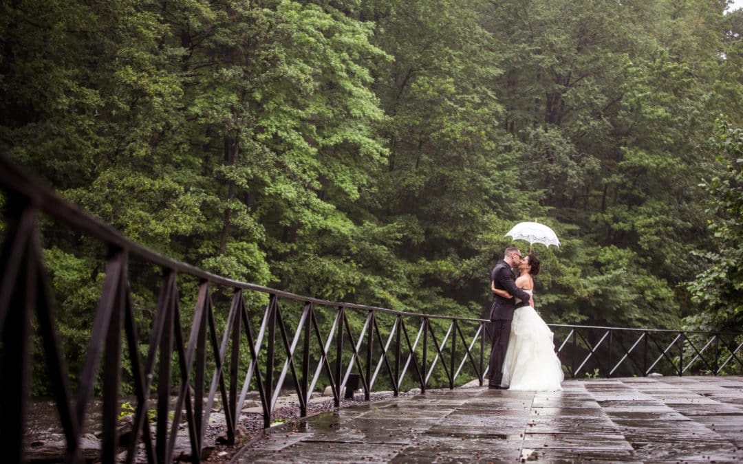Marijela + Steven | Rainy New York Botanical Gardens Wedding Photographer