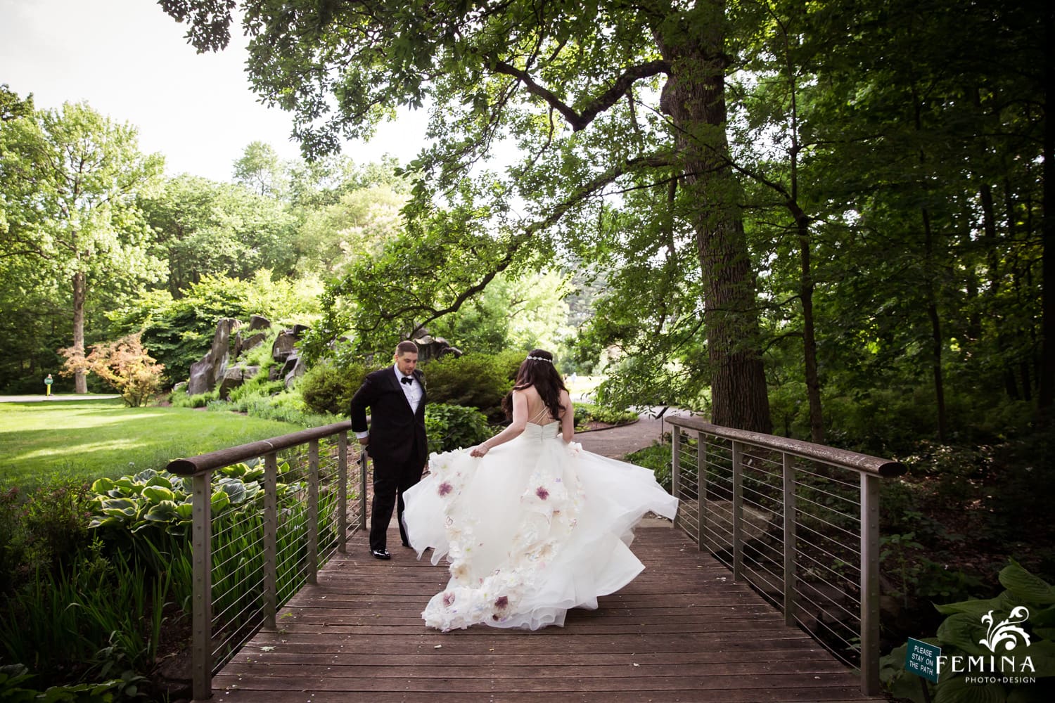 Stone Mill New York Botanical Garden Wedding Photos