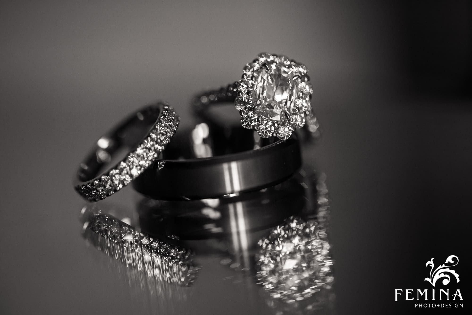 Wedding ring photos at Vie