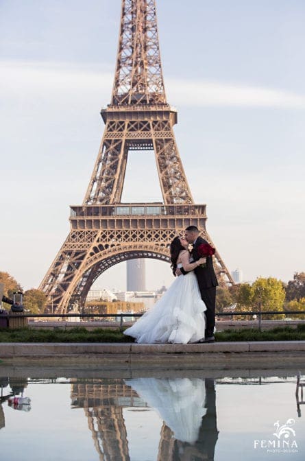 Destination Wedding in Eiffel Tower Paris