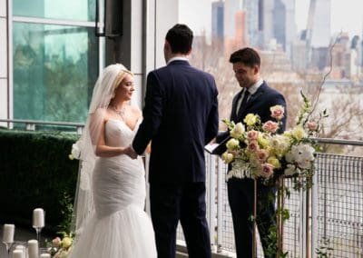 Wedding Ceremony at the W Hotel Hoboken, NJ